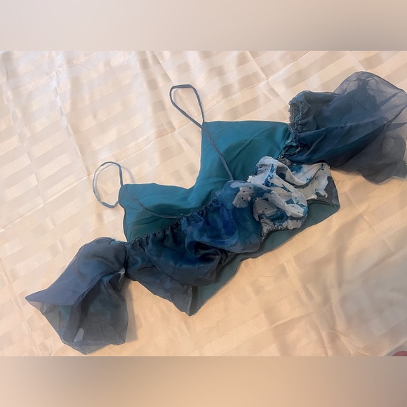 Navy 3 piece UNWORN Lehenga - Picture 2 of 6